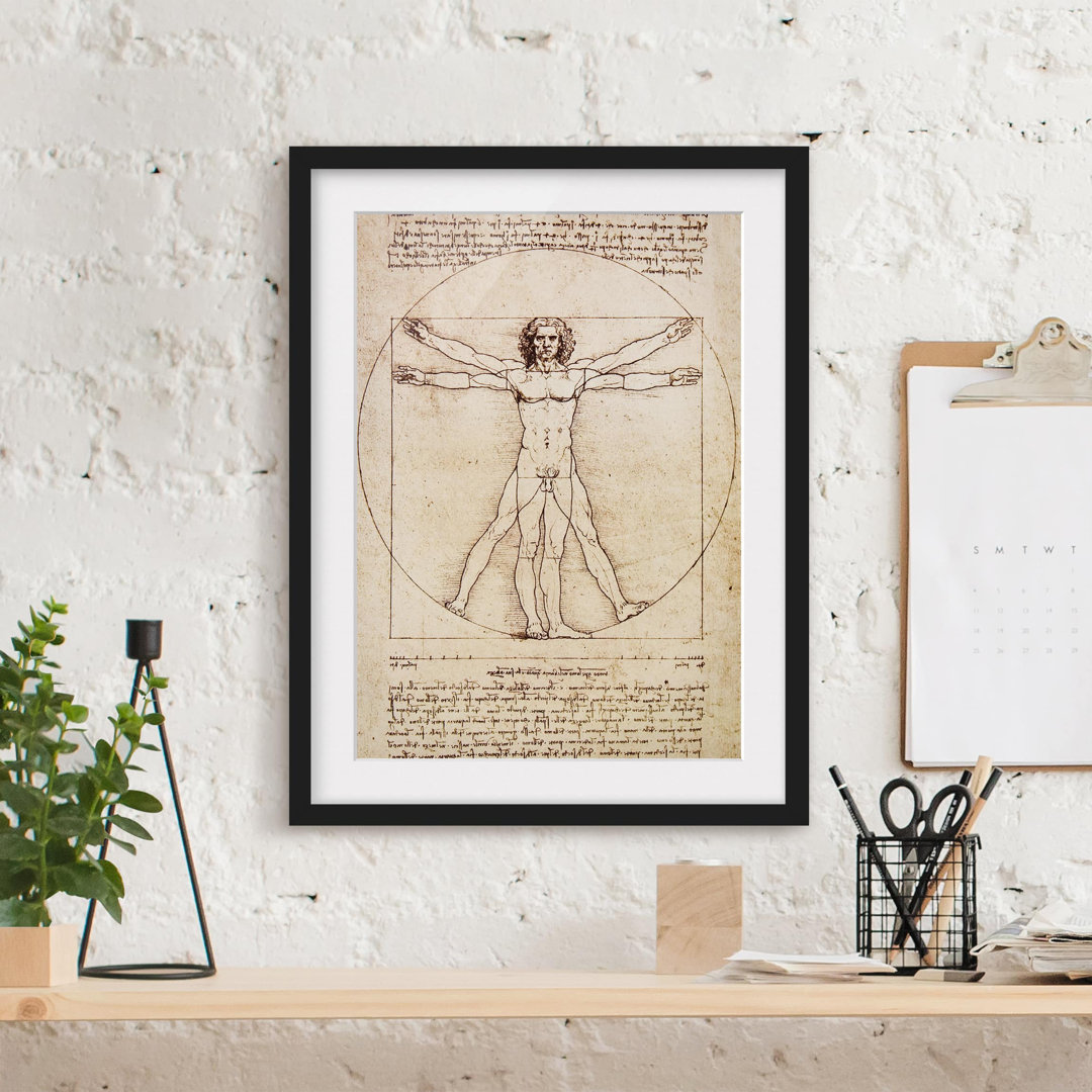 Gerahmtes Wandbild Da Vinci