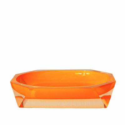 Sparkles Home Faceted Resin Soap Dish | Luxury Diamond-Like Design for Long-Term Bathroom Use