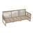 Outdoor 3-seater Patio Sofa
