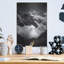 «Mountains BW» par istvan Nagy, art mural en métal-494627206
