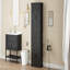 Armoire de rangement avec espace de rangement multifonctionnel, portes avec tablettes de rangement, 2 tiroirs, tablette réglable, noir-172277029