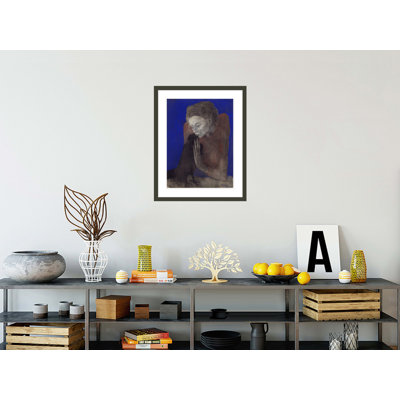 «Woman with a Crow» par Pablo Picasso, impression giclée sur cadre