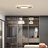 Hemion 27.7" Dimmable LED Flush Mount Lighting with Remote Control and APP
