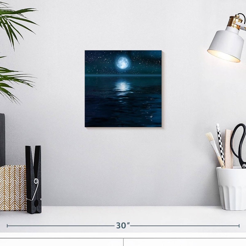 Alvord bleu clair de lune, H 10 po x l 10 po