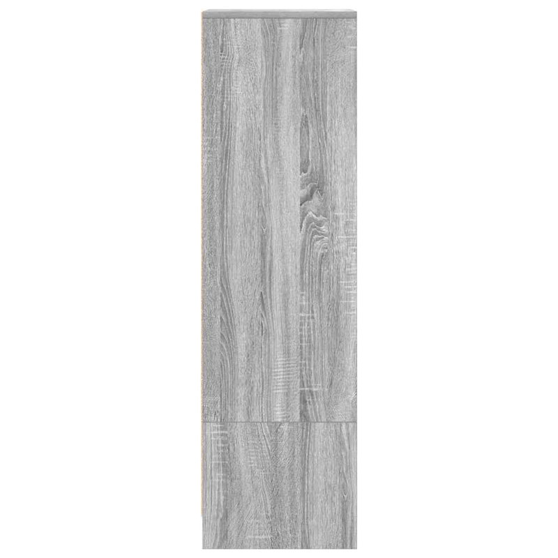Highboard 29.5X34x119.5 Cm Engineered Wood, Grey Sonoma