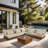 Ivry Water Resistant Fabric Upholstered Outdoor Patio Modular Sectional-1822450588