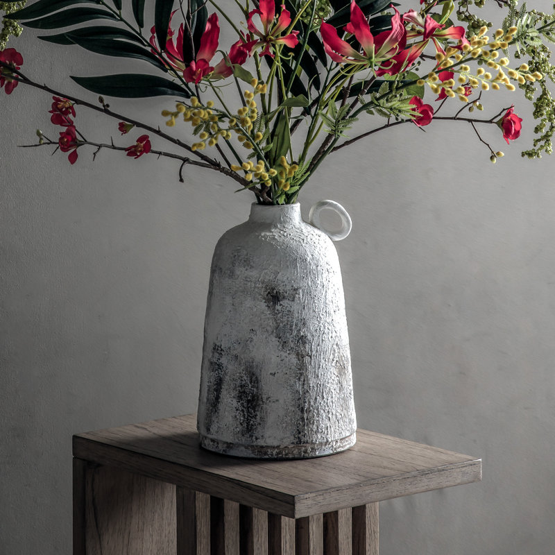 Blessed Stoneware Table Vase, 28.5cm H x 19cm W x 19cm D