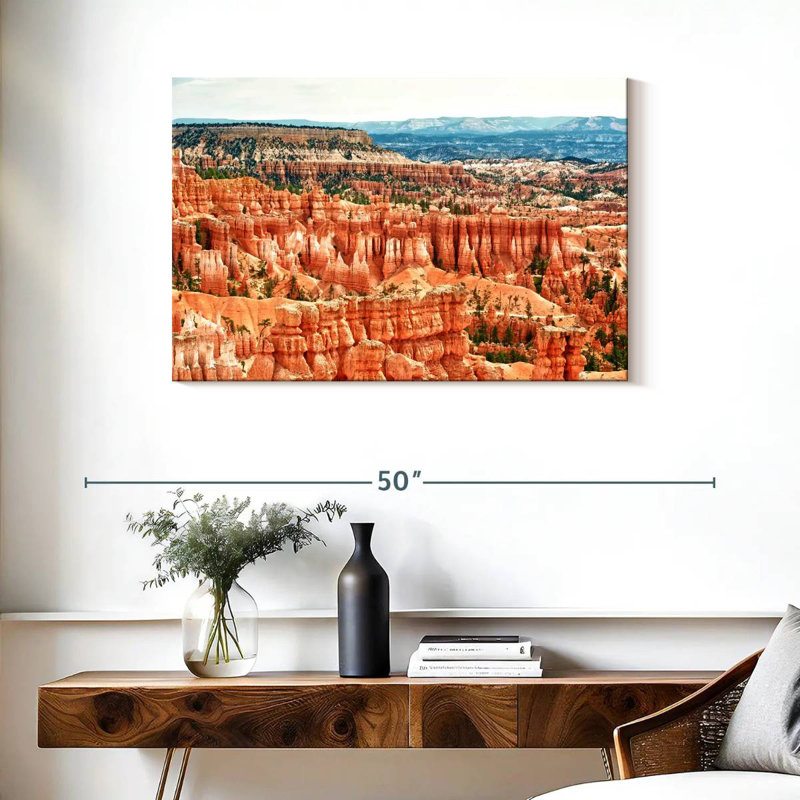 Vue matinale d'Alvord Bryce Canyon, H 24 po x l 36 po