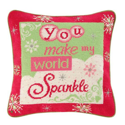 14" x 17" Needlepoint Pillow