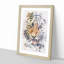 Prowling Tiger - Picture Frame Painting Print-56859240-56859242