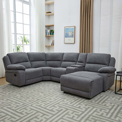 Calvan 4 Seater Reclining Corner Sofa 