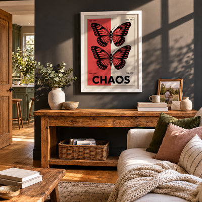 Chaos Butterflies Modern - Print