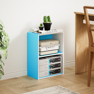 9" x 12" x 52" Storage Shelf 5 Tier Cube Bookcase, Suitable for Small Space