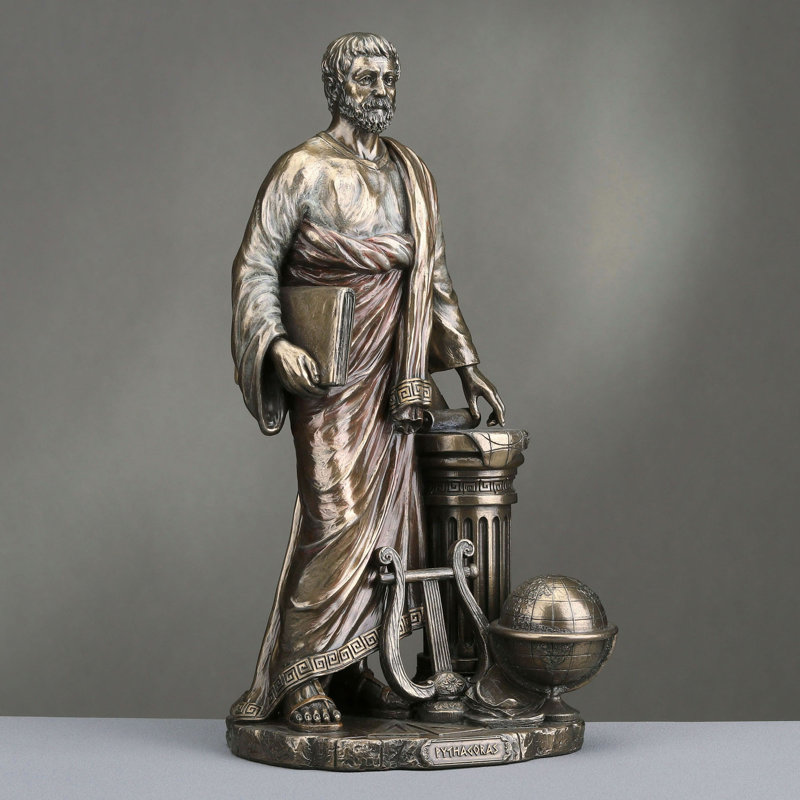 11.02 Figurine Bronze Poly Resin