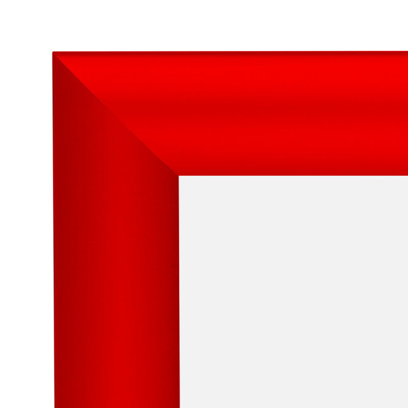 Cadre photo simple en métal, Rouge, 24 po x 30 po