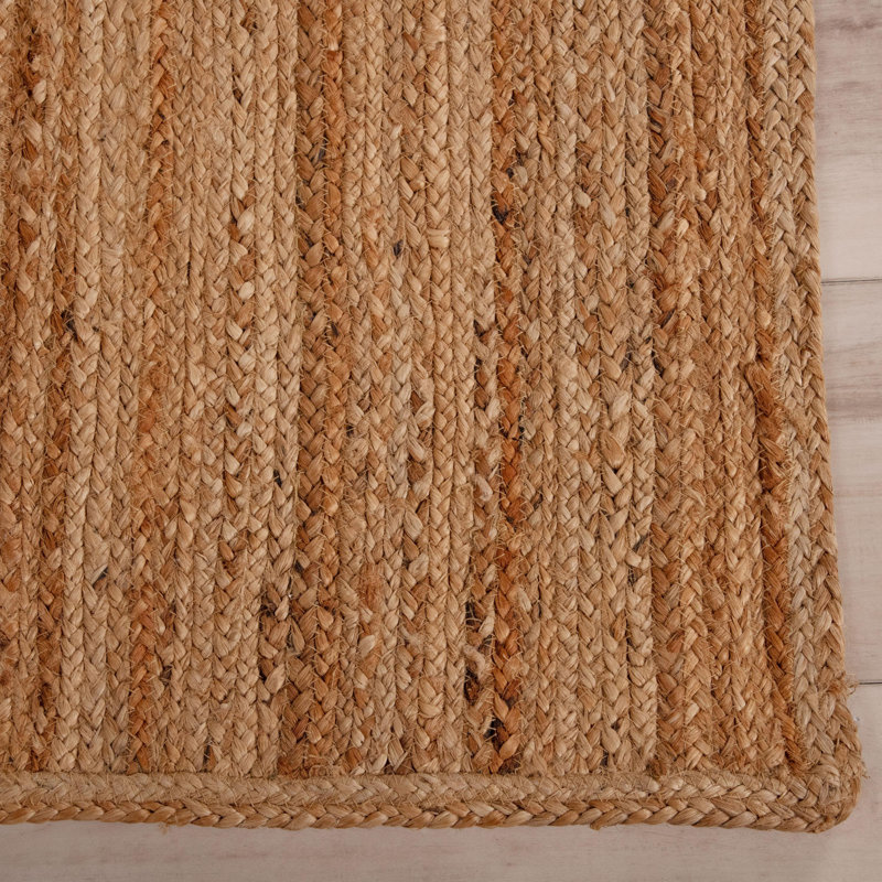 Tapis 100% jute tissé à la main, Rectangle 8 pi 9 po x 11 pi 9 po
