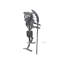 Figurine prédateur en métal avec lance