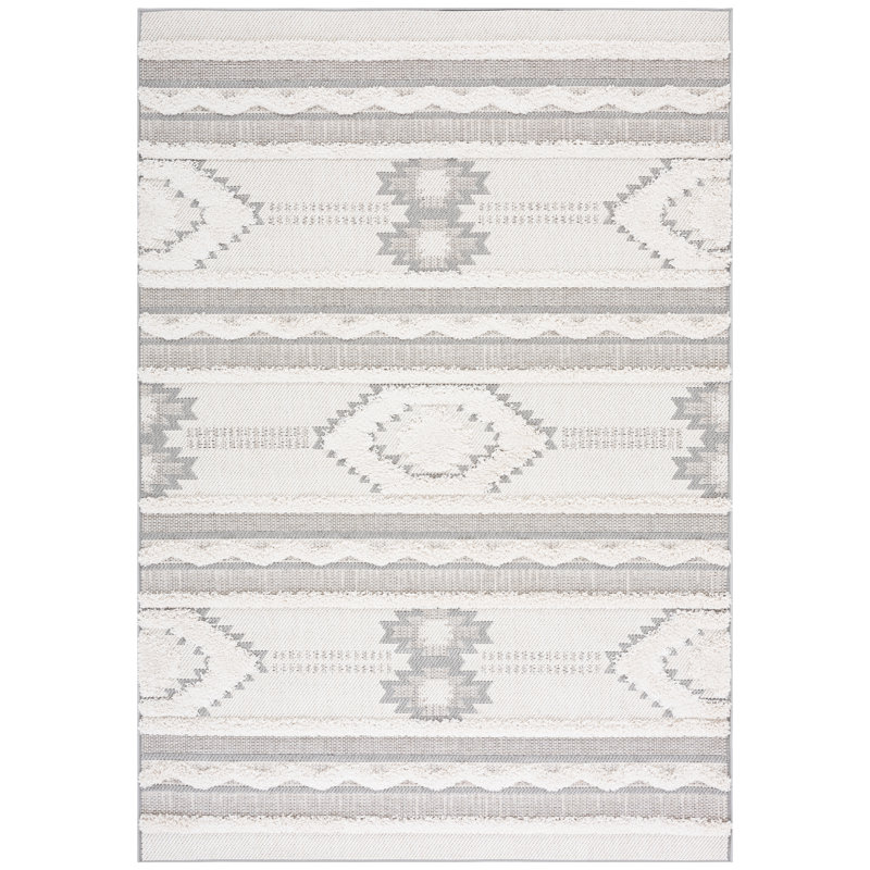 Tapis intérieur / extérieur Amritpreet Southwestern, Rectangle 9 pi x 12 pi