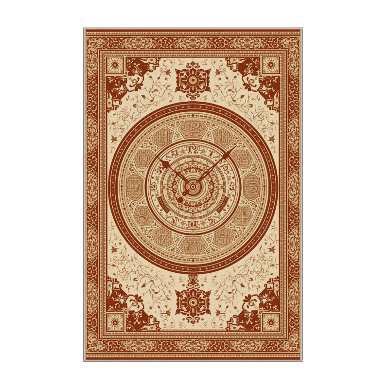 Tapis oriental classique brun / beige lavable à la machine Warleigh, 2x5