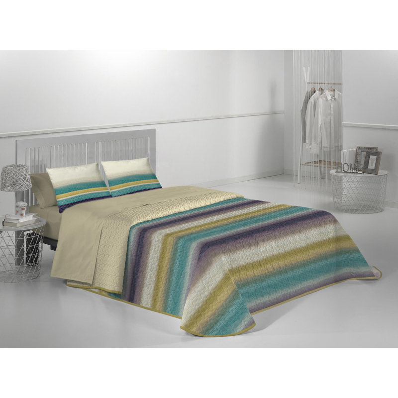Striped Bedding, 270cm W x 270cm L