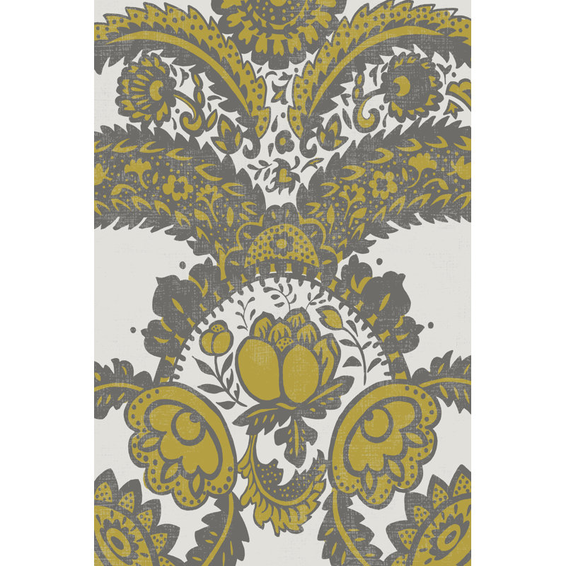 Graphic Damask VI - Wrapped Canvas Print, 30cm H x 20cm W x 3.8cm D