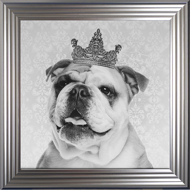 Single Picture Frame Print, 75cm H x 75cm W, Silver Framed