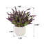 Ledbetter Faux Silk Lavender Arrangement in Pot