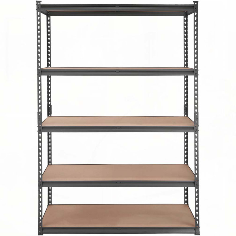 Étagère de rangement VEVOR, réglable à 5 niveaux, capacité de 2 000 lb, étagère de rangement robuste en métal, noire, P 18 po x l 48 po x H 72 po pour la cuisine