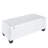 Faux Leather Rectangular Tufted Storage