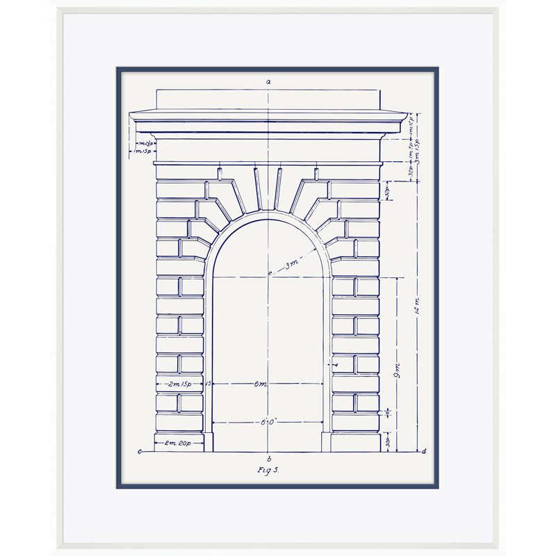 White Arch Figure 5 Giclee Print