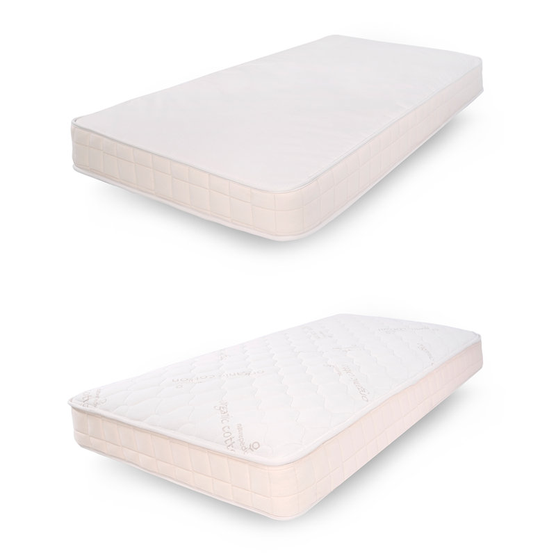 2-in-1 Organic Mattress, 6", Twin