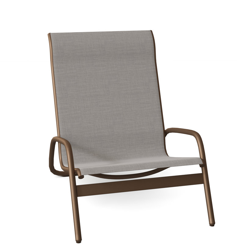 Beach Chair, Textured Kona, Alloy Sunbrella®
