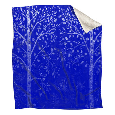 Arbres dorés sur couvertures noires