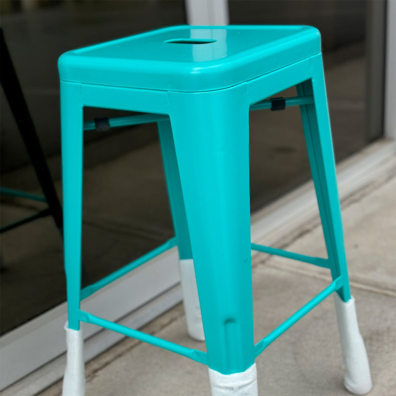 Counter Stool with Metal Frame