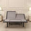 Base de lit ajustable très grand divisé, massage inclus, ports USB et de type C, veilleuse sous le lit, télécommande sans fil, zéro gravité, gris urbain E3100-920776873-920776879