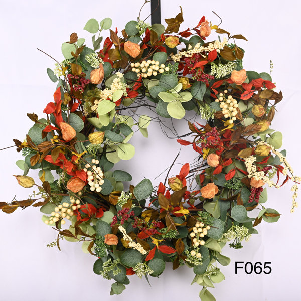 How To Make An Easy Decorative Mesh Wreath With Cotton Pods And