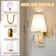 Set of 2 Battery Operated Wall Sconces
