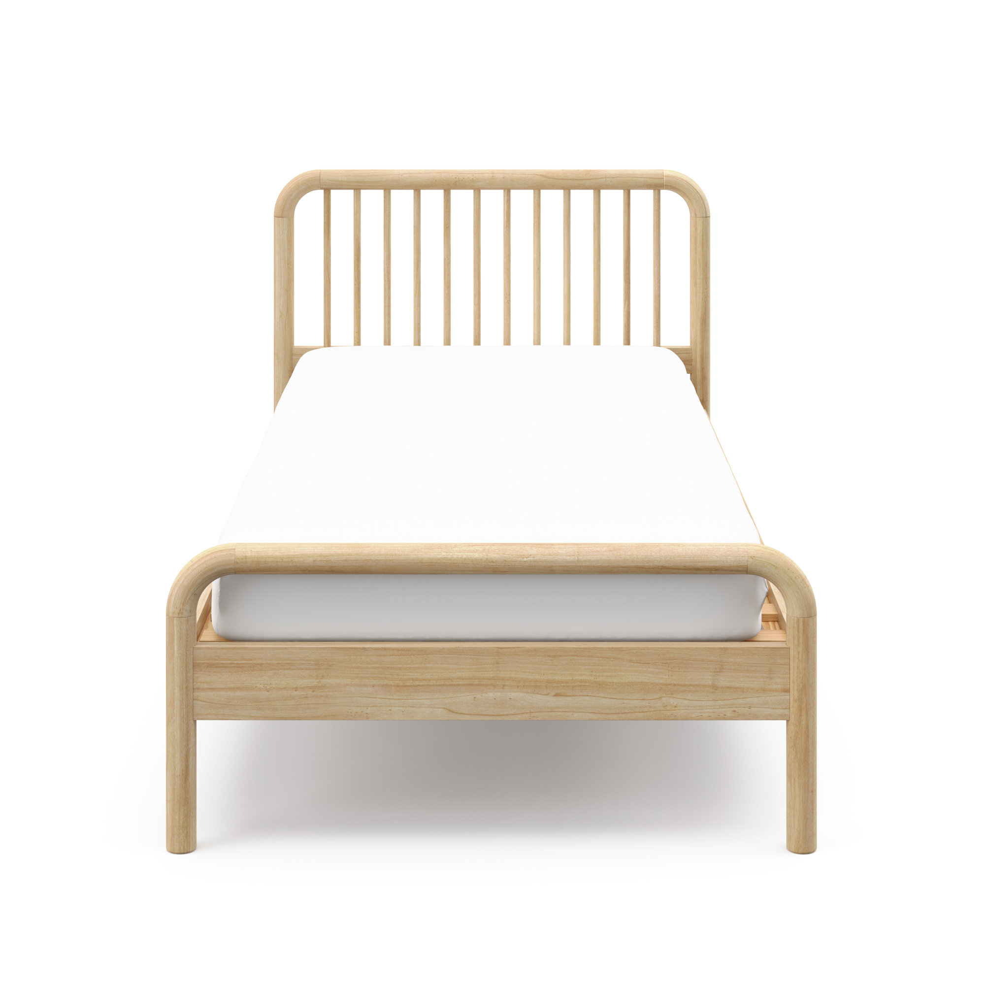 Porto Twin Bed, Natural