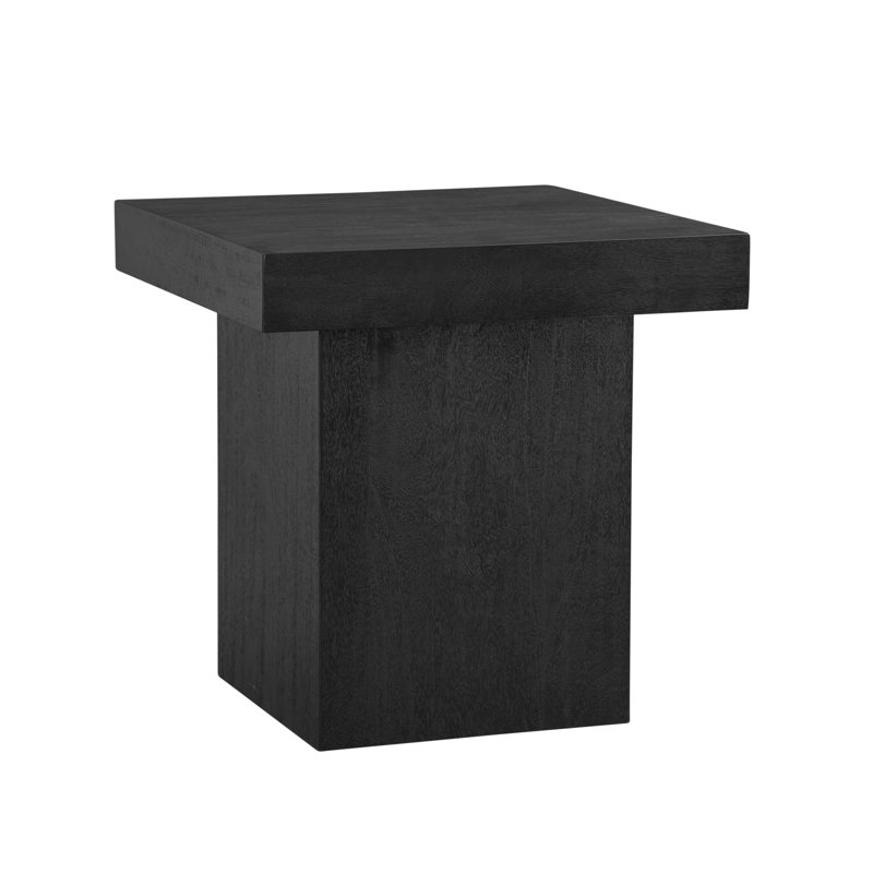 Table de bout, Noir, H 24 po x l 24 po x P 24 po