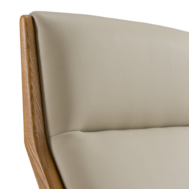 Oliver Lounge Chair and Ottoman, Beige