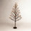 4 Foot Electric Lighted Black PVC Wrapped Micro LED Tree with Outdoor UL Adapter