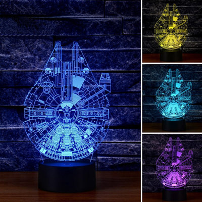 Millennium Falcon Illusion Night Light