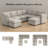 Modular Armless Chair, Living Room Furniture-2142417157