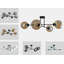 Archimedes Glass Semi Flush Mount-138527905