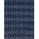 Tapis bleu marine / argent Glam