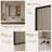 Rectangular Aluminum Bathroom Mirror, Horizontal or Vertical Wall Mount