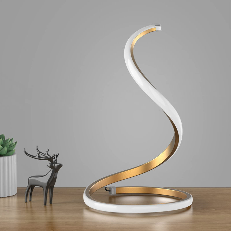 Algin Metal Desk Lamp, Gold