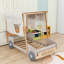 Lit en bois Jainy avec tablette et DEL-608695909