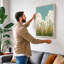 Summer Meadow Modern - Wrapped Canvas-777868964-777868971