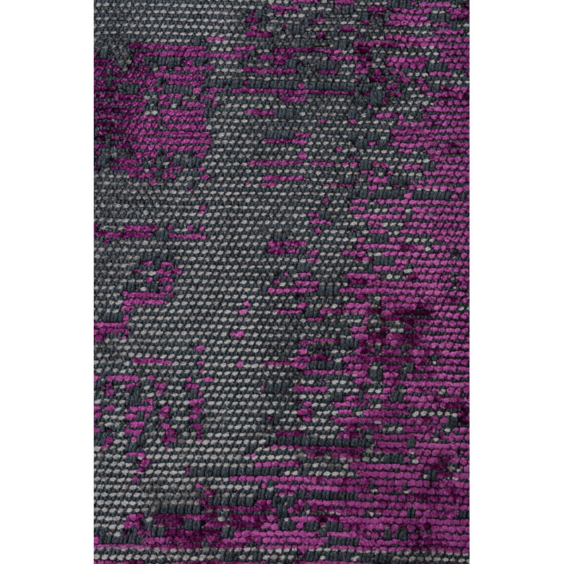 Rapture Gray/Purple Abstract Luxury Area Rug, Rectangle 7'10" x 9'10"